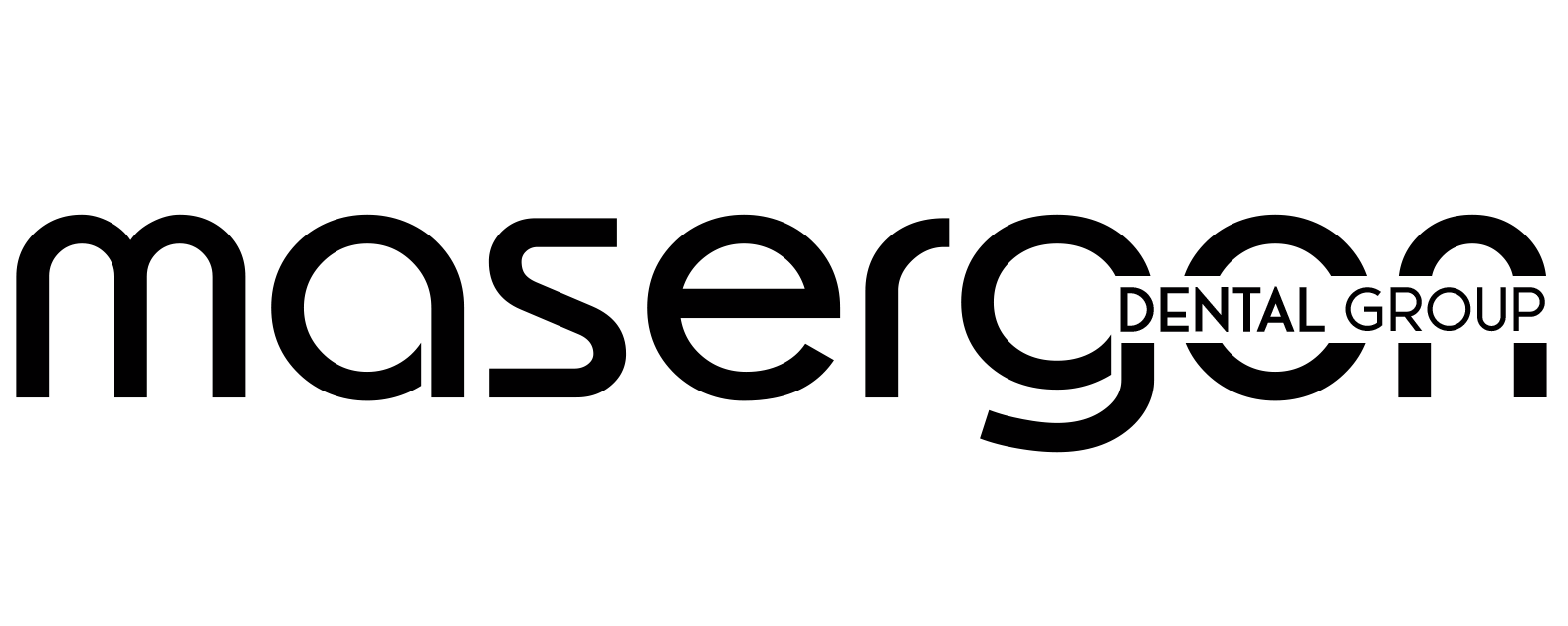 logo masergon dental group negro